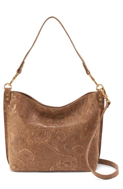 Hobo Pier Leather Shoulder Bag In Brown