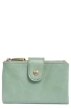 Hobo Ray Leather Bifold Wallet In Green
