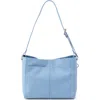 Hobo Render Leather Shoulder Bag In Blue