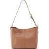 Hobo Render Leather Shoulder Bag In Brown