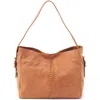 Hobo Render Leather Shoulder Bag In Brown