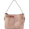 Hobo Render Leather Shoulder Bag In Hazel