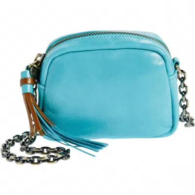 Hobo Renny Micro Mini Crossbody Bag In Light Aqua In Blue