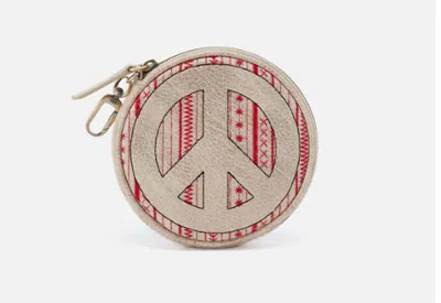 Hobo Revolve Clip Pouch In Peace Gold In Multi