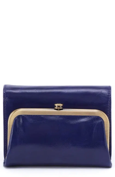 Hobo Robin Frame Wallet In Blue