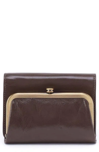 Hobo Robin Frame Wallet In Brown