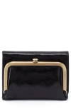 Hobo Robin Frame Wallet In Black