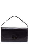 Hobo Romy Leather Wallet Crossbody In Black