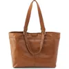 Hobo Romy Max Leather Tote In Truffle