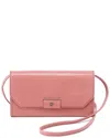 Hobo Romy Wallet Leather Crossbody In Pink