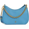 Hobo Rosa Leather Crossbody Bag In Blue