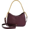 Hobo Rosa Leather Crossbody Bag In Ruby Wine