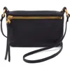 Hobo Run About Leather Crossbody Bag In Black
