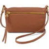 Hobo Run About Leather Crossbody Bag In Warm Honey