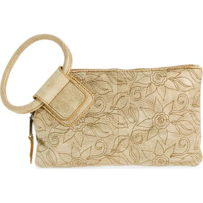Hobo Sable Clutch In Gold Leaf