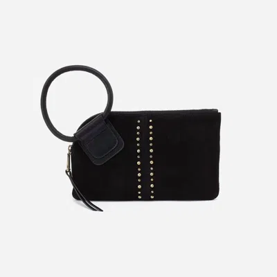 Hobo Sable Clutch In Black In Purple