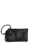 Hobo Sable Clutch In Silver Galaxy