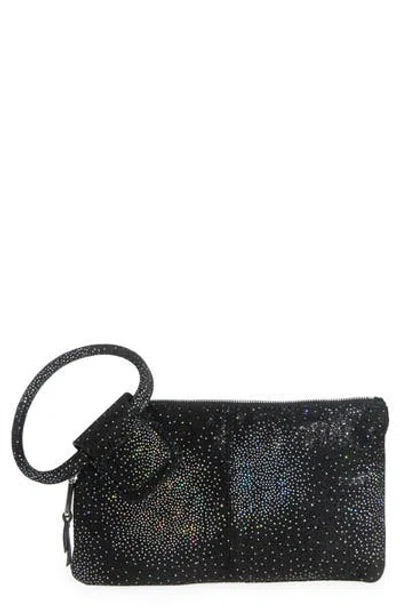 Hobo Sable Clutch In Silver Galaxy