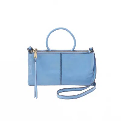 Hobo Sable Crossbody Bag In Faded Denim In Multi