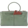 Hobo Sable Leather Crossbody Bag In Jade