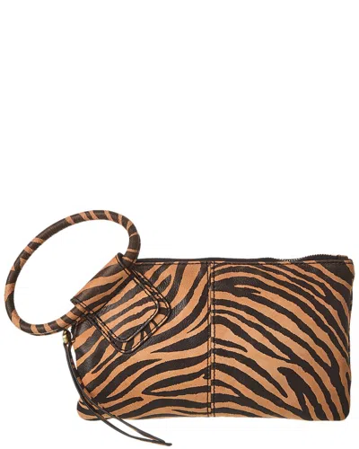 Hobo Sable Leather Wristlet In Multi
