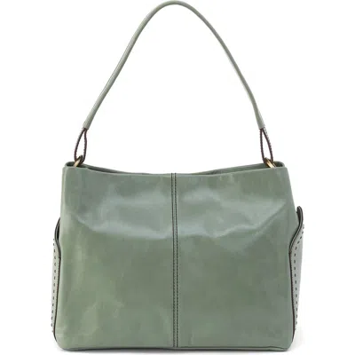 Hobo Seneca Leather Shoulder Bag In Jade