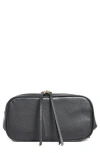 Hobo Shaker Leather Belt Bag In Black
