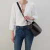Hobo Sheila Leather Crossbody Bag In Black