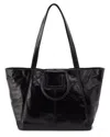 Hobo Sheila East West Leather Tote In Black