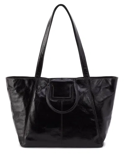 Hobo Sheila East West Leather Tote In Black