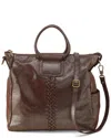 Hobo Sheila Large Leather Satchel In Brown