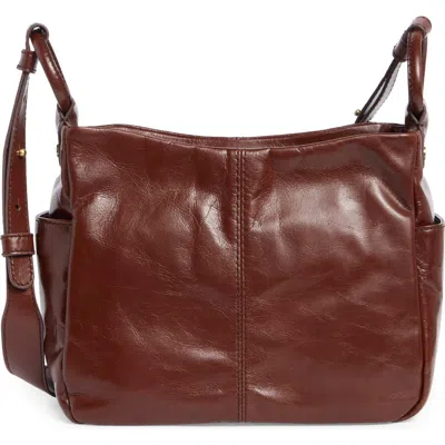 Hobo Sheila Leather Crossbody Bag In Brown