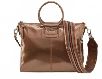 Hobo Sheila Medium Satchel In Bronze In Gold