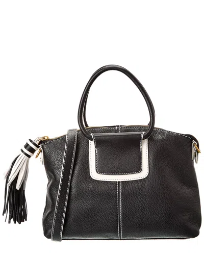 Hobo Sheila Small Leather Crossbody In Black
