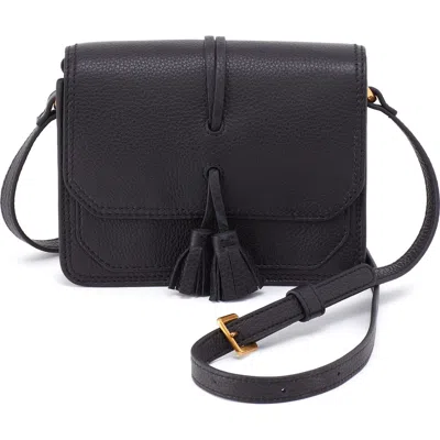 Hobo Small Eden Leather Crossbody Bag In Black