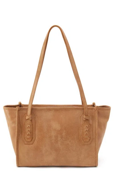 Hobo Small Expedition Leather Tote In Brown