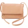Hobo Small Grant Leather Crossbody Bag In Porcini