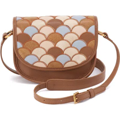 Hobo Small Kiva Leather Crossbody Bag In Brown