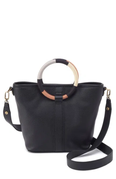 Hobo Small Luna Leather Tote In Black