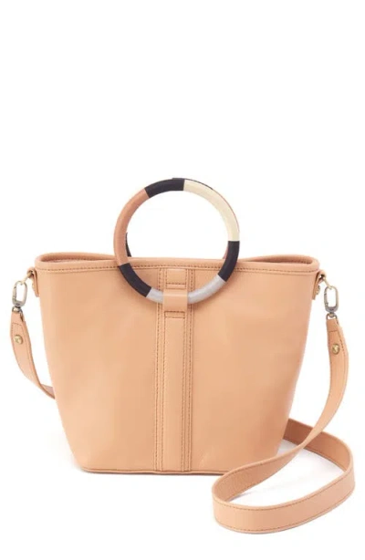 Hobo Small Luna Leather Tote In Porcini