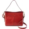 Hobo Small Render Leather Crossbody Bag In Brick