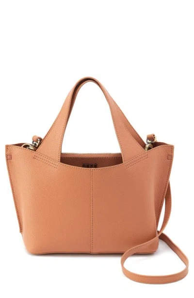 Hobo Small Vida Leather Tote In Biscuit Coconut Shell