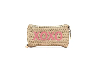 Hobo Spark Double Eyeglass Cases Cosmetic Case Meadow Woven Straw: One Size In Brown