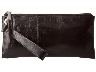 Hobo Vida Clutch Handbags Black Vintage Leather: One Size