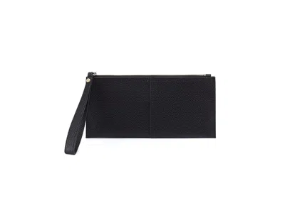 Hobo Vida Large Pouch Wallet Handbags Black/biscuit: One Size