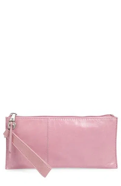Hobo 'vida' Leather Clutch In Pink