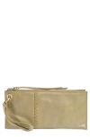 Hobo Vida Leather Wristlet In Nude
