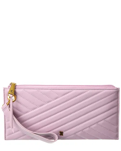 Hobo Vida Leather Wristlet In Purple