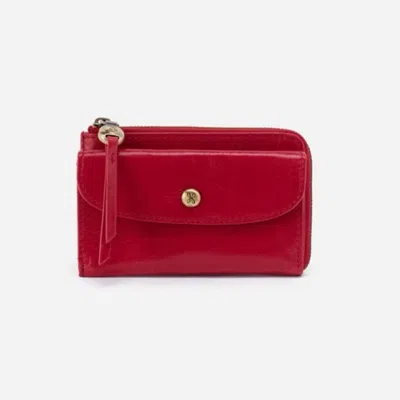 Hobo Women's Addi Card Case In Claret In Yellow