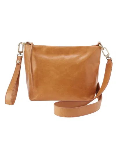 Hobo Ashe Leather Crossbody Bag In Natural
